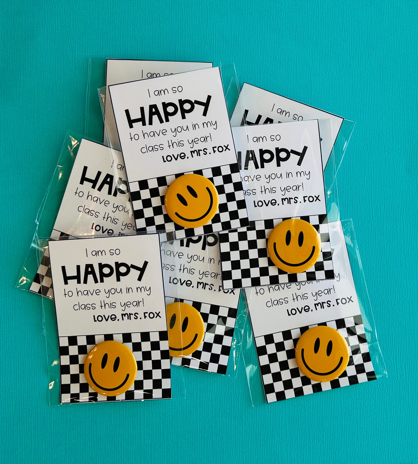 Smiley Pin Student Gift