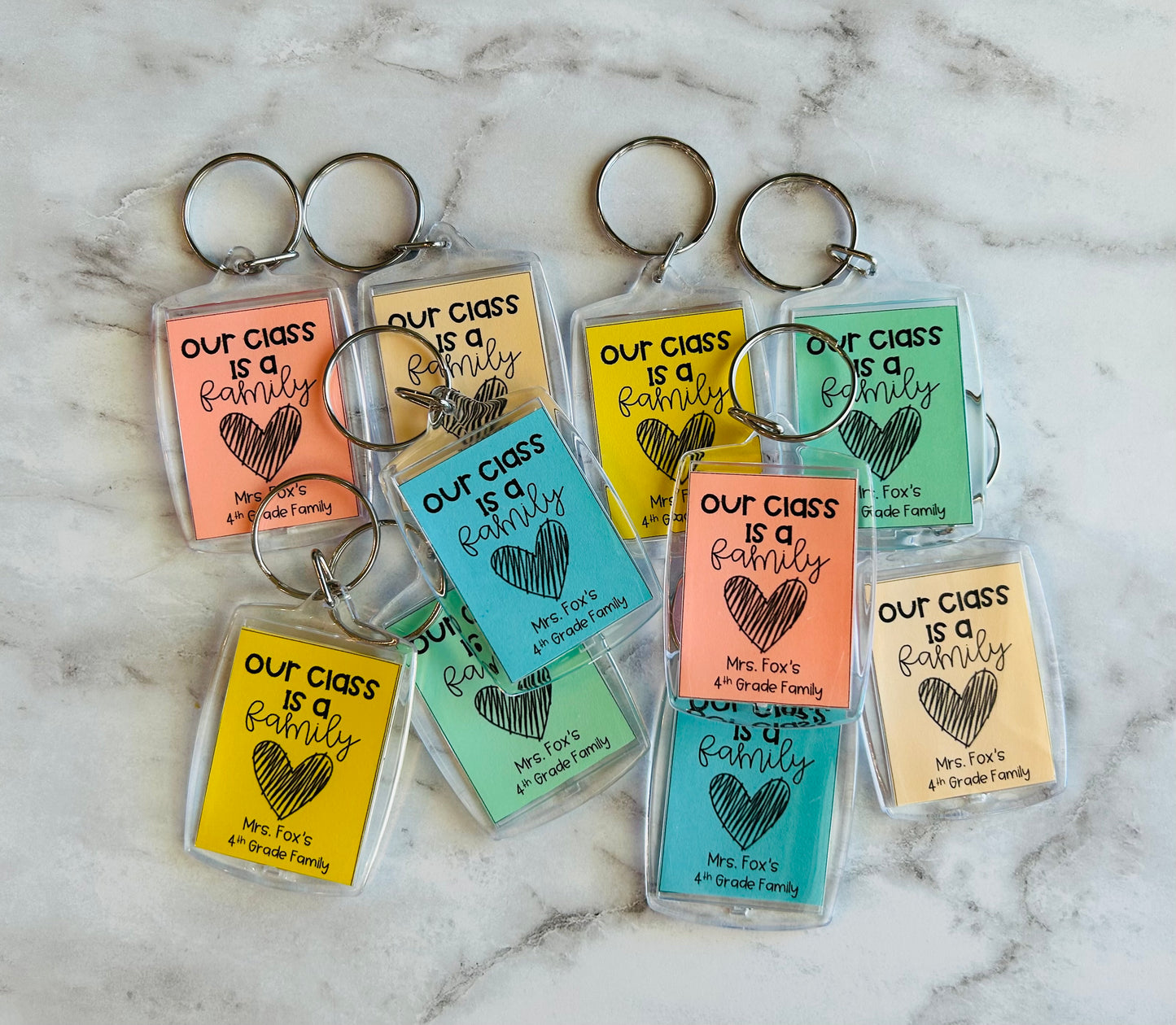 Our Class is a Family Keychains