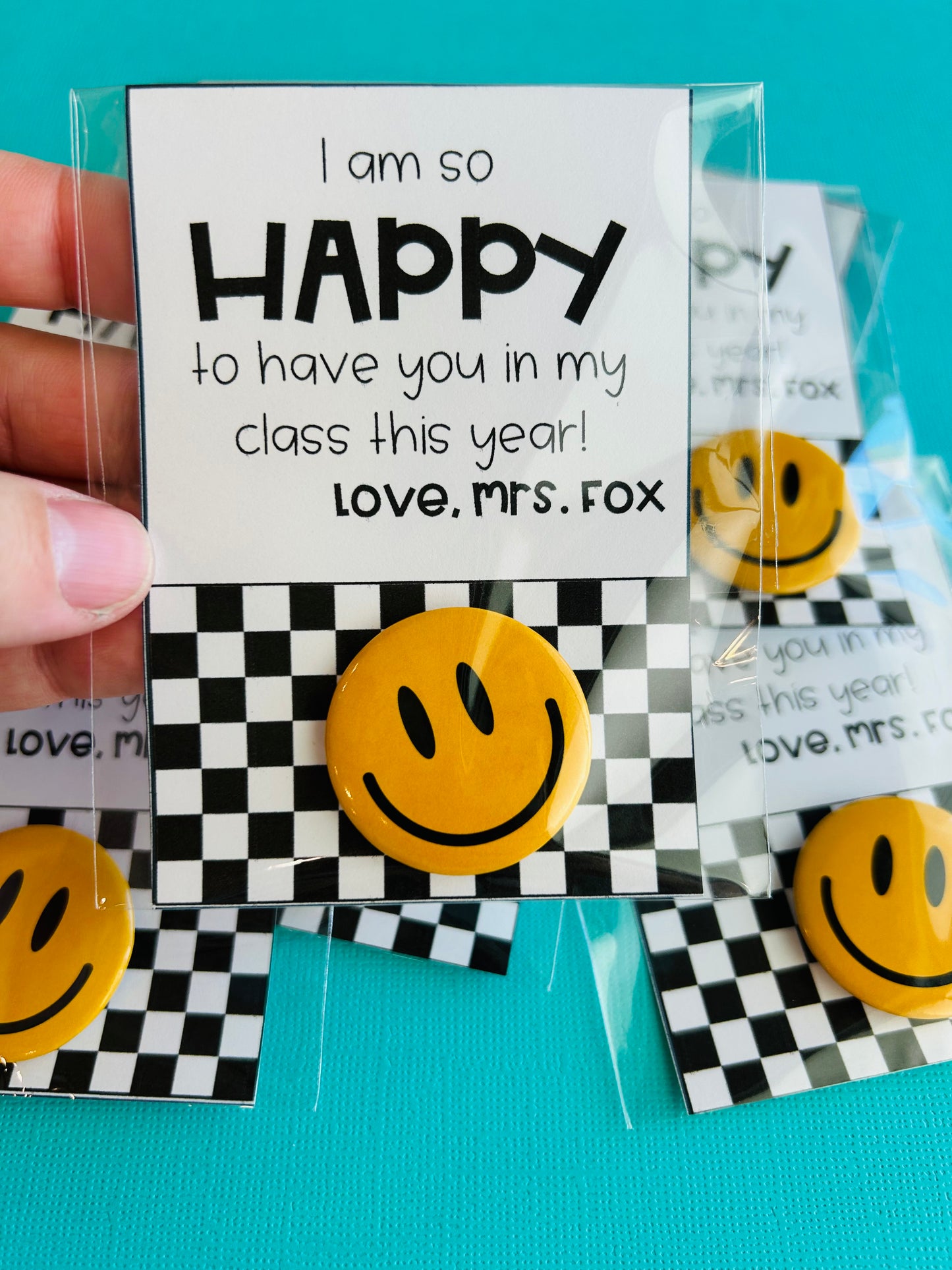 Smiley Pin Student Gift