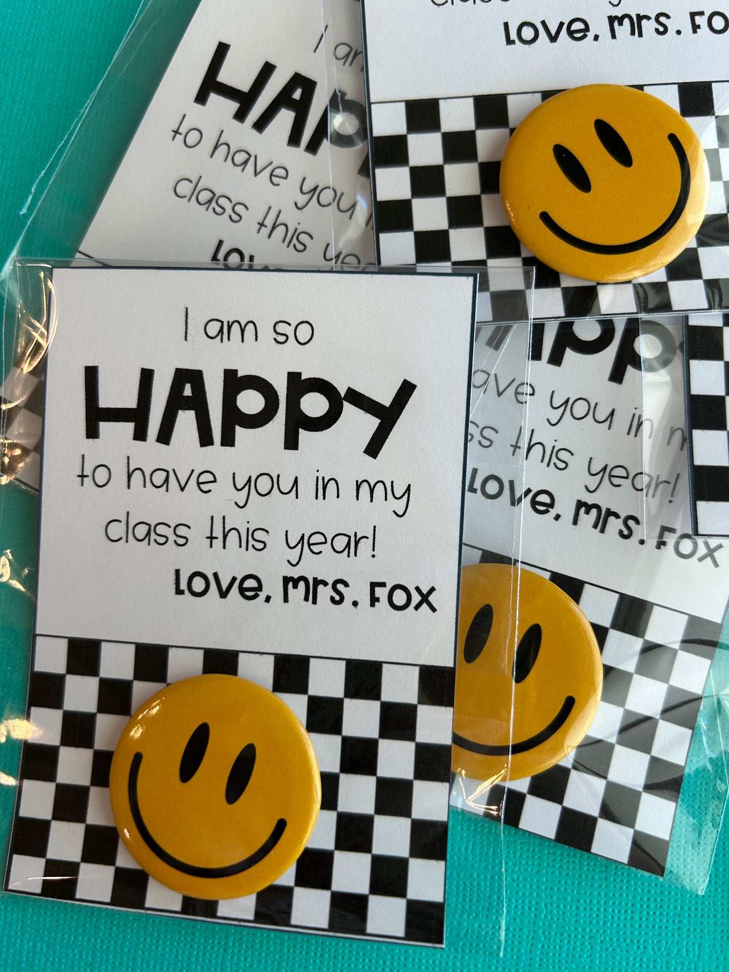 Smiley Pin Student Gift
