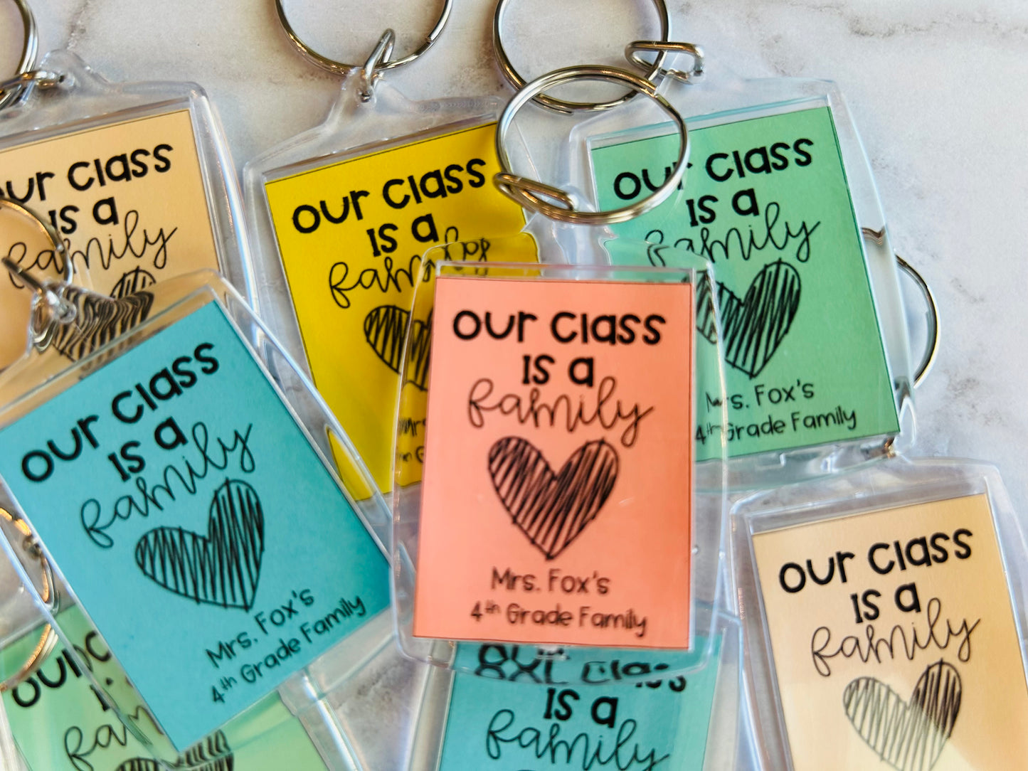 Our Class is a Family Keychains