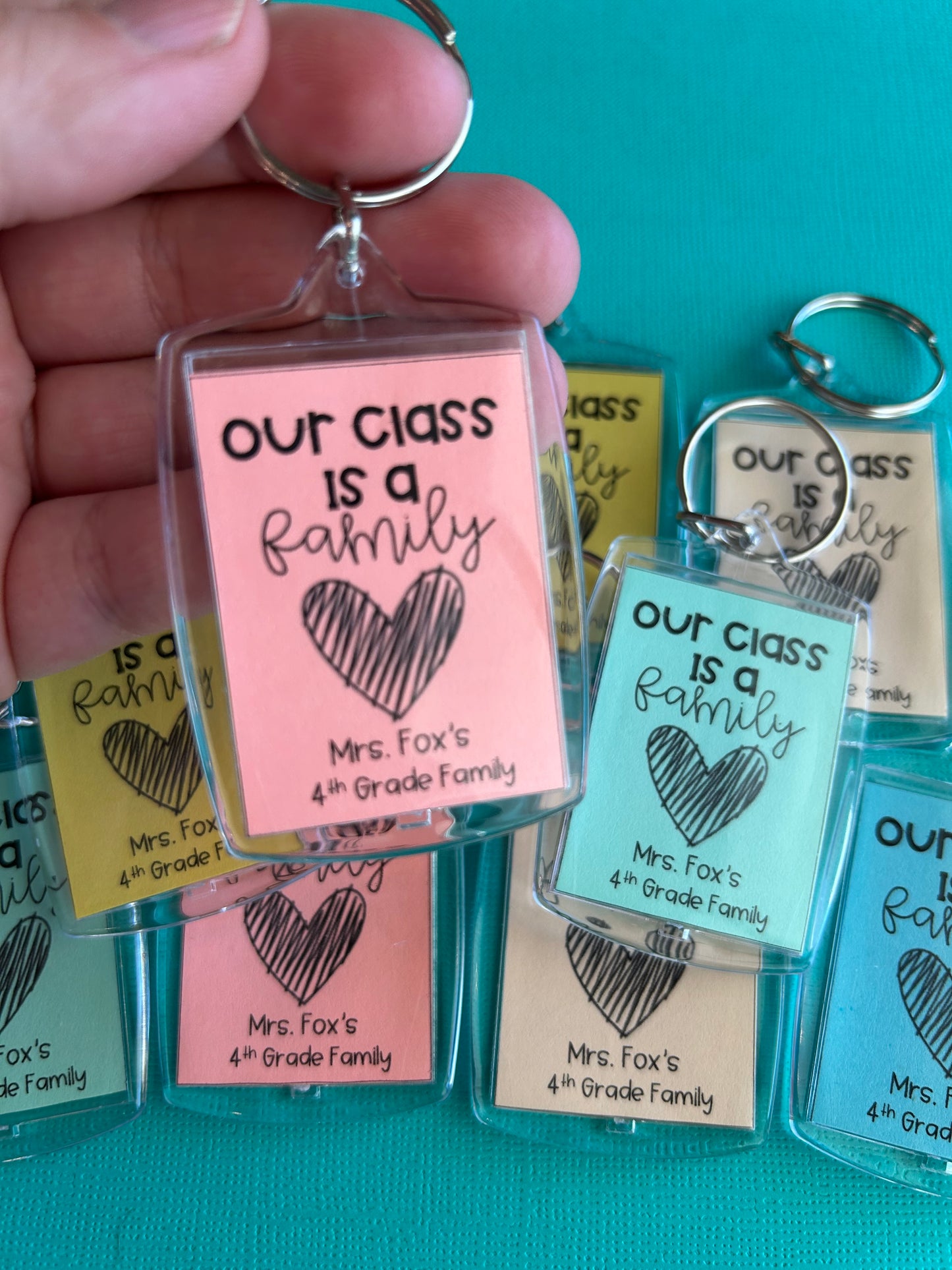 Our Class is a Family Keychains