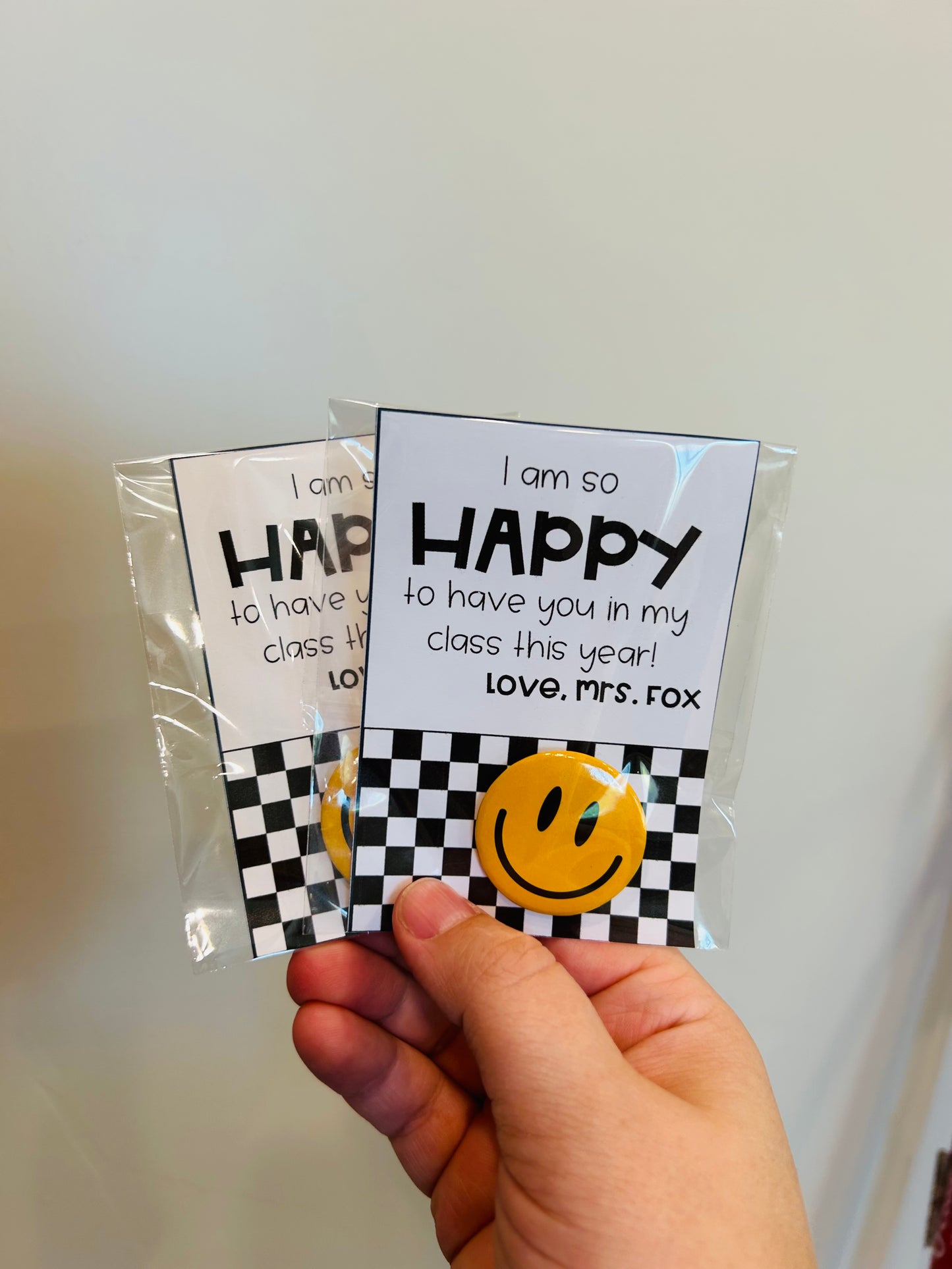 Smiley Pin Student Gift