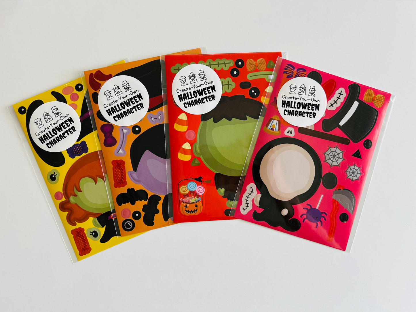 Create-Your-Own Halloween Character Stickers