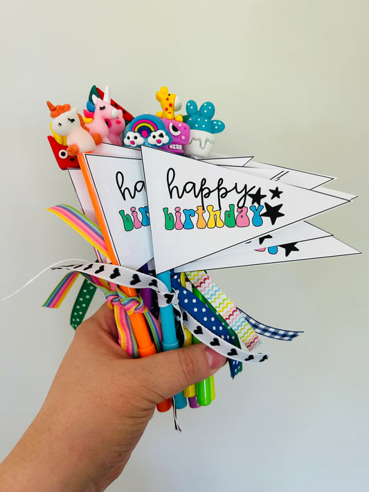 Groovy Birthday Pens