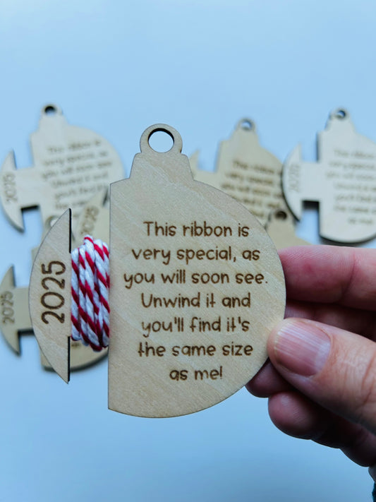 Parent Gift Height Ornaments