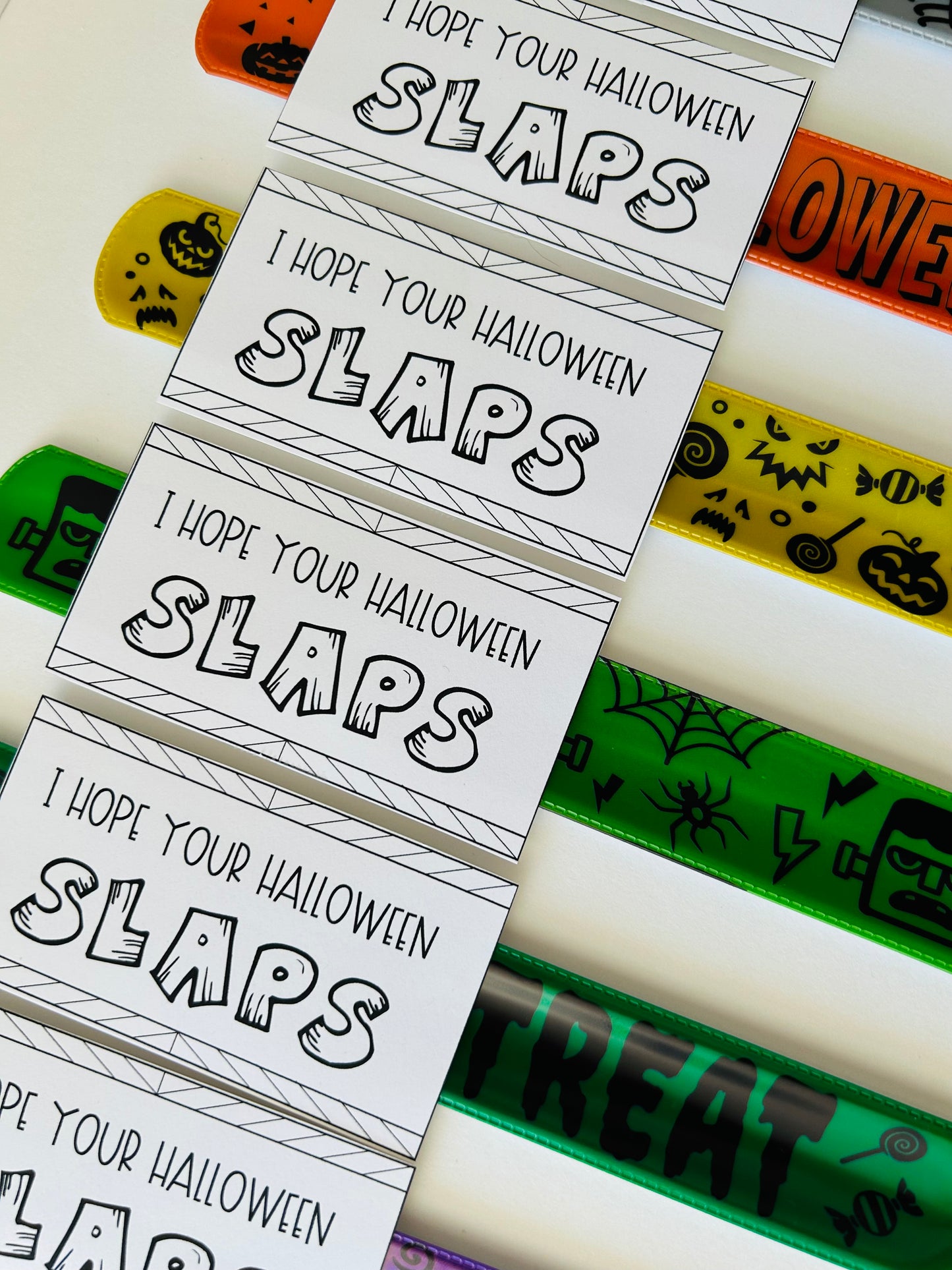 Halloween Slap Bracelets