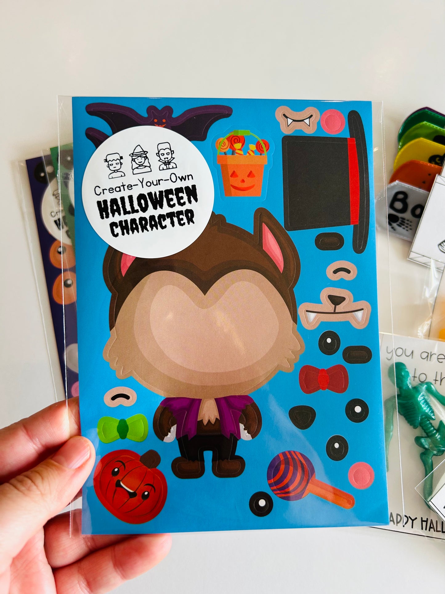 Create-Your-Own Halloween Character Stickers