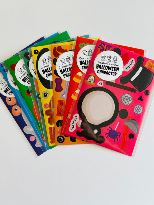 Create-Your-Own Halloween Character Stickers