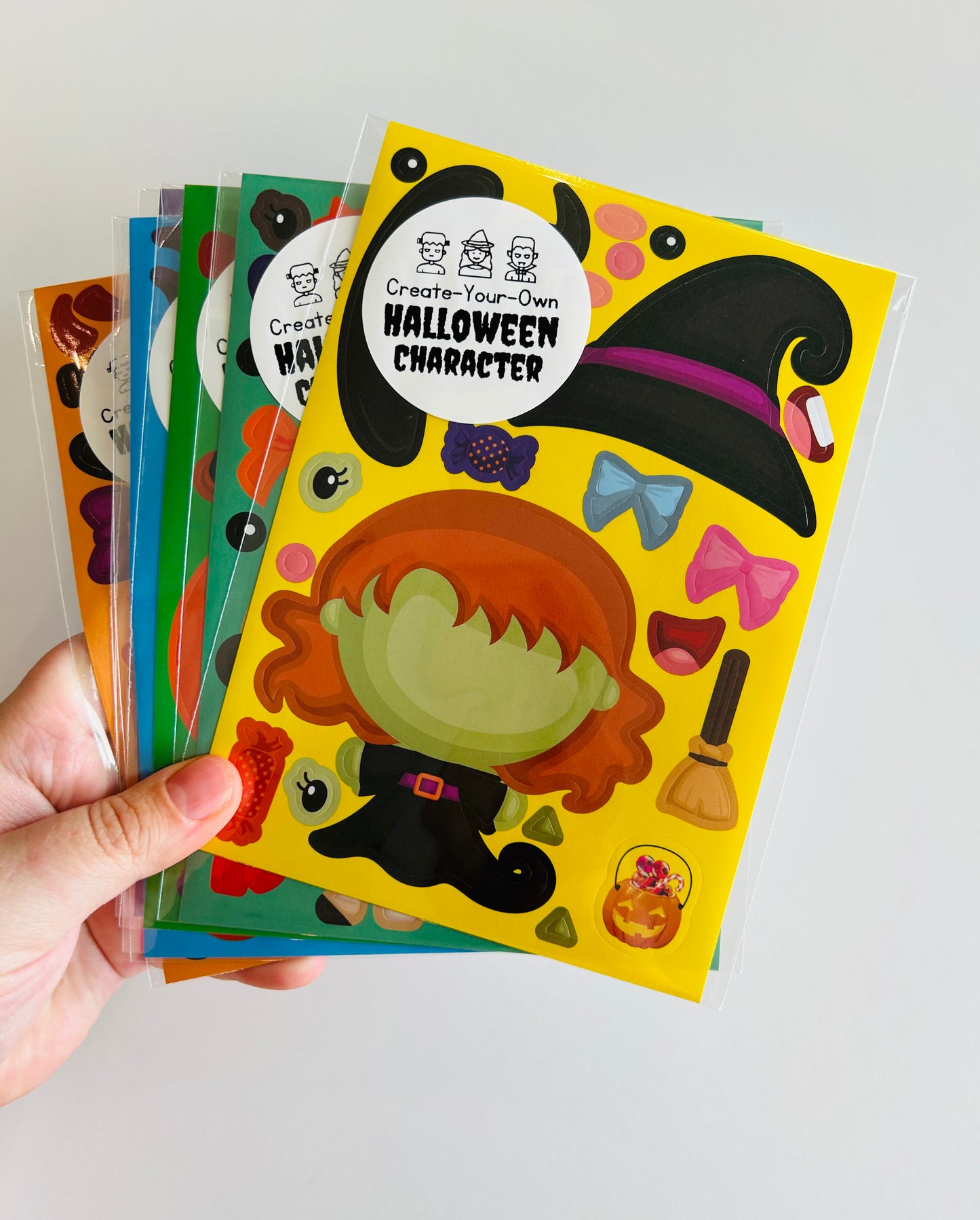 Create-Your-Own Halloween Character Stickers