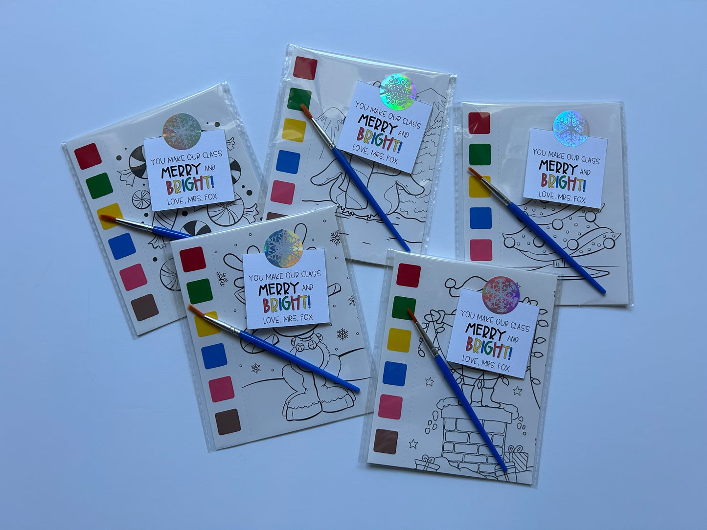 MERRY & BRIGHT Painting Gift