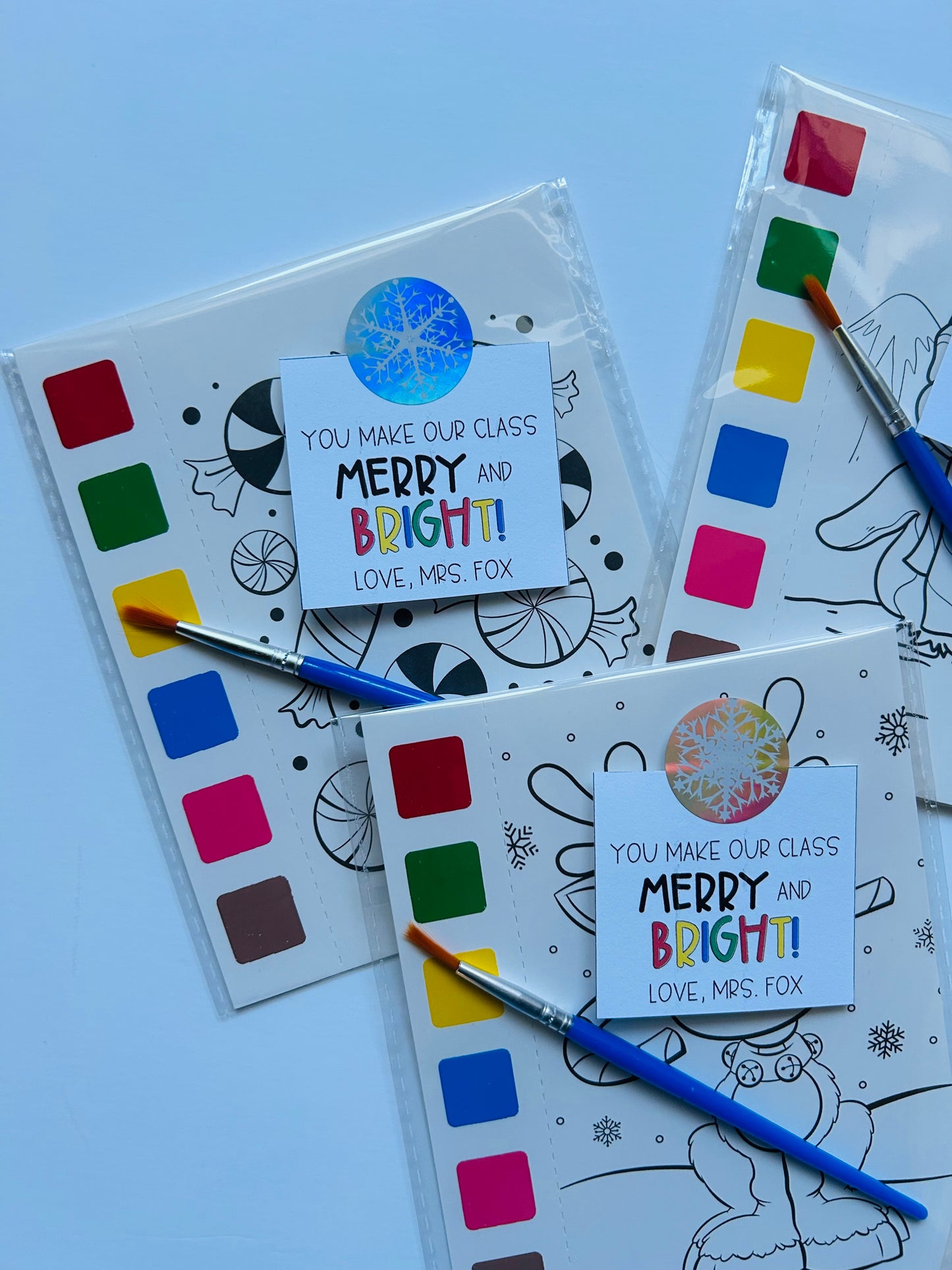 MERRY & BRIGHT Painting Gift