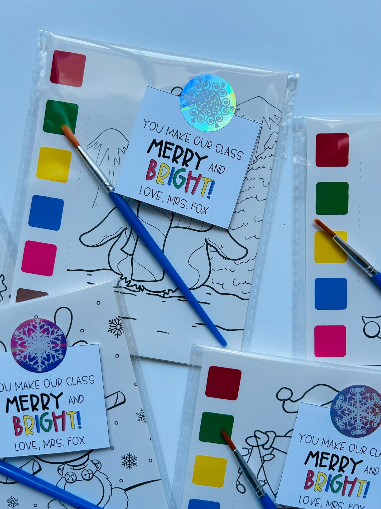 MERRY & BRIGHT Painting Gift