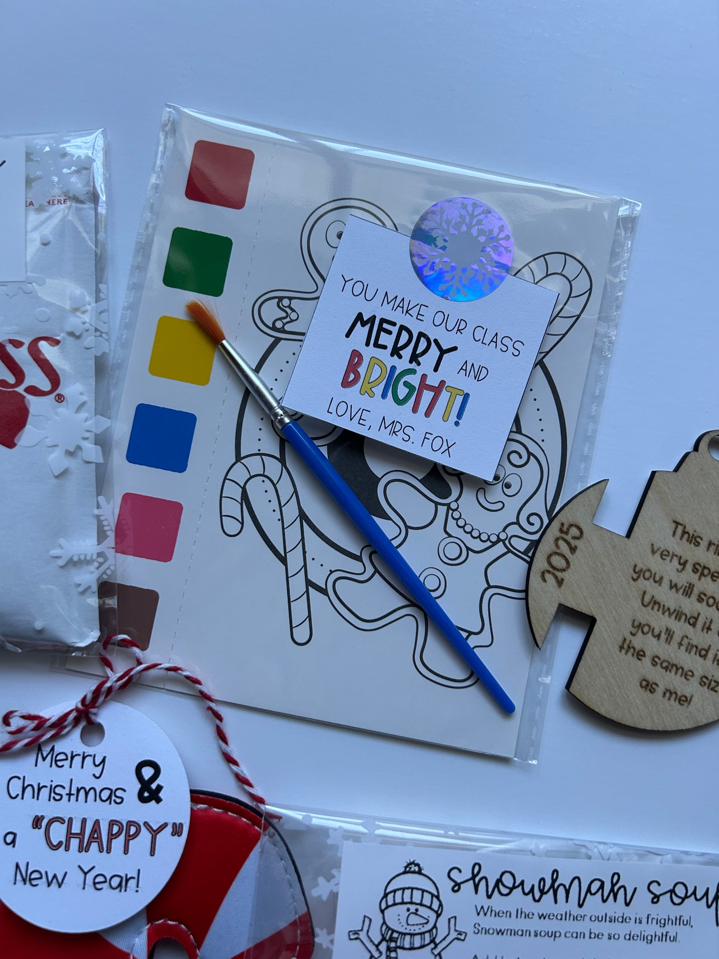 MERRY & BRIGHT Painting Gift