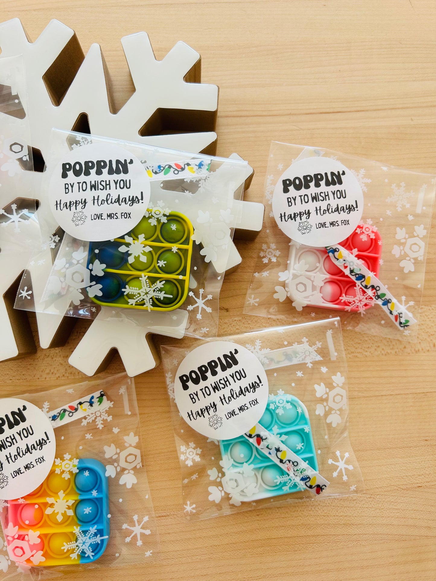 POPPIN' Holiday Keychains