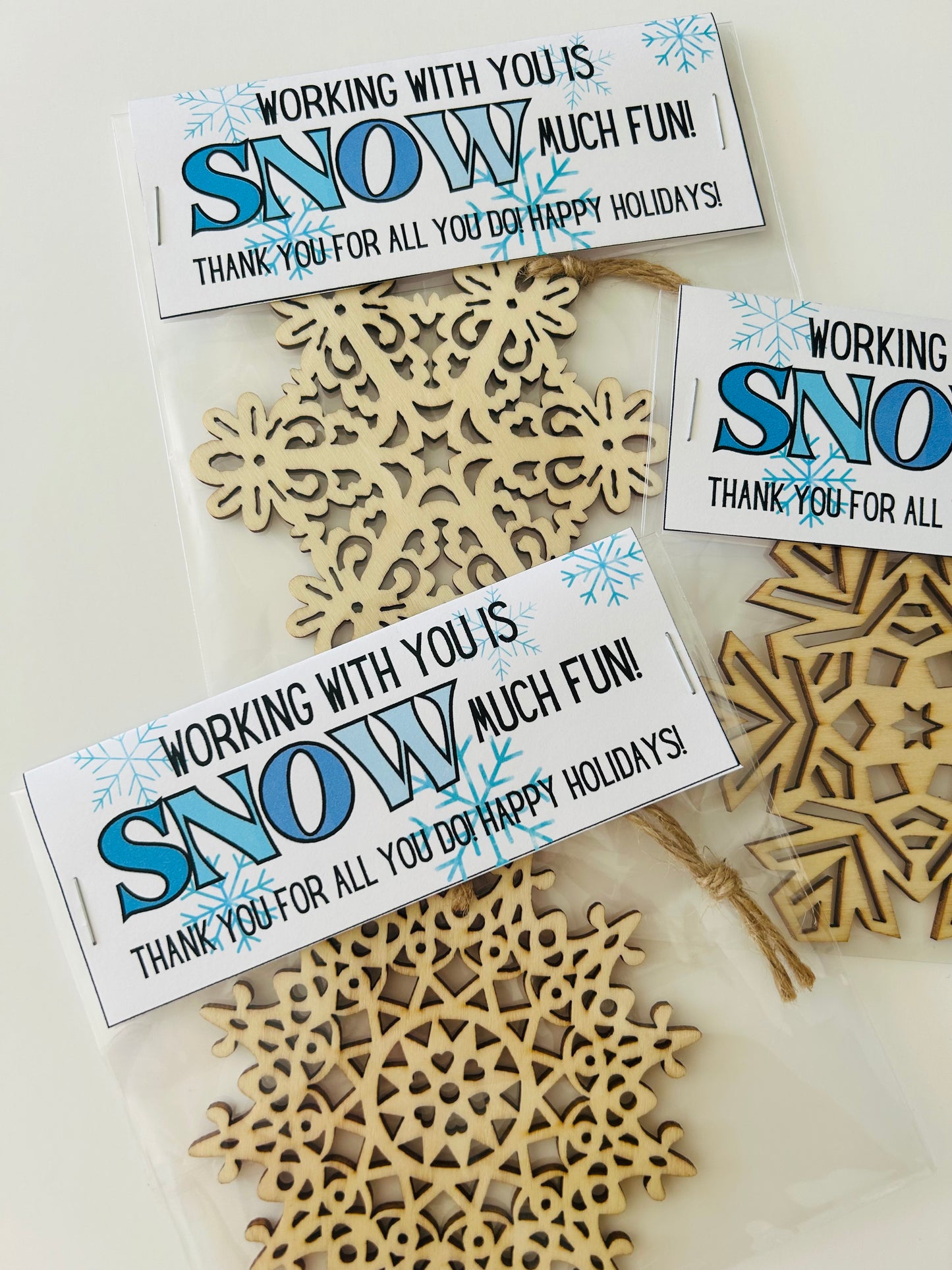 Coworker Snowflake Ornament Gift