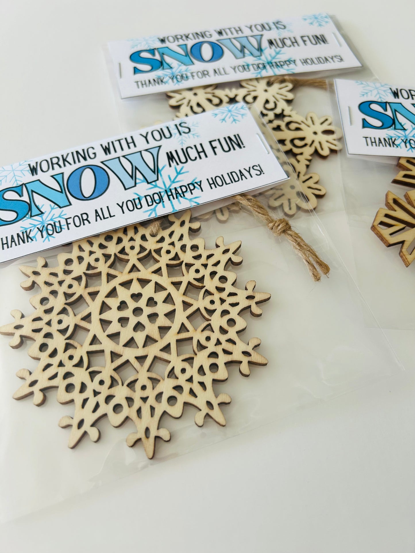 Coworker Snowflake Ornament Gift